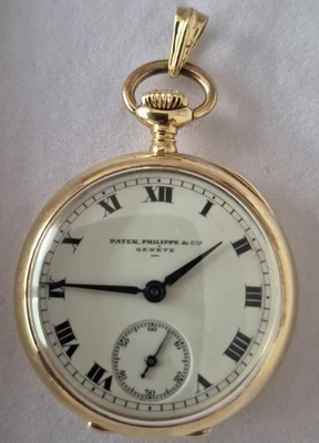 Patek Philippe & Co Taschenuhr 18k Gelbgold Pocketwatch - Bild 1 von 4