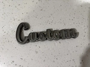 Mopar 1972-73 Dodge Truck Custom Emblem 3495675 Metal - Picture 1 of 8