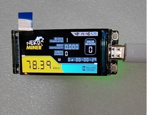 NerdMiner V2 78K Hashrate Solo Mode Lottery Machine Nerd BTC Miner - Bild 1 von 4