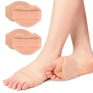 Metatarsal Pads, 2 Pairs Soft Gel Forefoot Pads Ball of Foot Cushions for Wom... - Picture 1 of 6