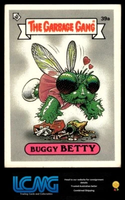 1985 Buggy BETTY 39a The Garbage Gang Series 1 Australia Card - Image 1 of 2