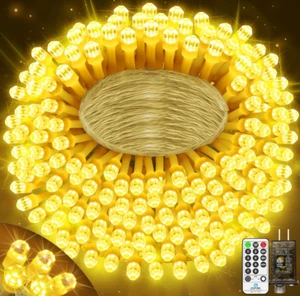 394FT 1200 LED Christmas Lights Outdoor String Lights 8 Modes & Timer - Picture 1 of 6
