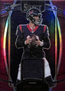 2021 Panini Select Davis Mill (RC) Red Prizm Rookie Patch Texans - Bild 1 von 2