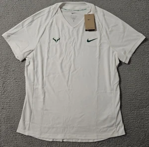 Camiseta de tenis de manga corta Nike Rafael Nadal Dri-FIT ADV FD5409-100 para hombre talla XL - Imagen 1 de 8