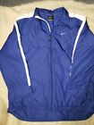 Vintage Nike Men's Full Zip Up Hooded Jacket Navy Blue Size LG RN 56323 CA05553