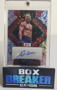 2022 PANINI SELECT UFC CIRYL GANE Silver Disco #SG-CGN Auto Autograph - Picture 1 of 2
