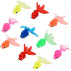 10 Weichgummi Fisch Spielzeug für Aquarium & Kinder