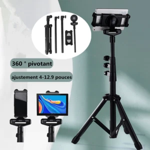 Soporte para Tablet PC Trípode Soporte para Móvil Soporte para Iphone Ipad Altura Ajustable - Imagen 1 de 12