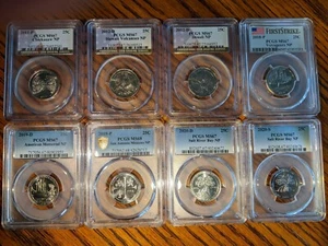 2011 2012 2018 2019 2020 PCGS MS-67 MS-68 NP National Park ATB Quarter Starter S - Picture 1 of 2
