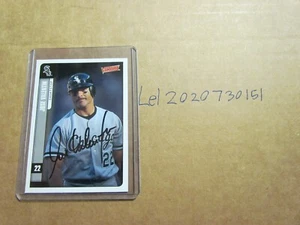 2001 Victory Jose Valentin Signed Baseball Card  - Picture 1 of 2