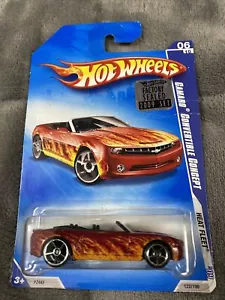 HOT WHEELS 2009 HEAT FLEET CAMARO CONVERTIBLE CONCEPT #06/10 - Picture 1 of 4