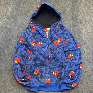 Retro (Very Rare) Angry Birds XL Youth Hoodie XL Zip Up Hoodie/Sweatshirt Jacket - Picture 1 of 16