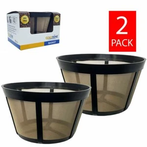 (2) GoldTone Reusable 8-12 Cup Basket Coffee Filters for Bonavita Coffee Makers - Picture 1 of 9