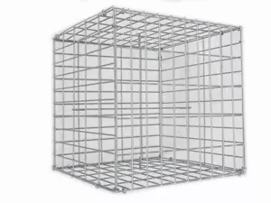 Gabionenkorb 50x50x50cm Gabionen Mauer Staingabionen Steinkorb Drahtkorb 5x10cm - Bild 1 von 4