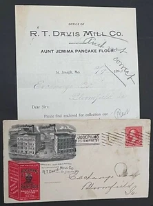 RARE ADVERTISING COVER with RELATED LETTERHEAD - MISSOURI 1897 - MUST SEE !! - Picture 1 of 6