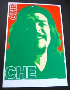 Póster artístico raro de CHE GUEVARA #9 firmado por el artista cubano Olivio Martínez - Imagen 1 de 7