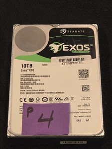 READ! Seagate Exos X10 10TB 12GB/s SAS 7200 ST10000NM0096 HDD Hard Drive # 4 - Afbeelding 1 van 2