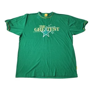 Vintage Platinum FUBU T-Shirt  Muhammad Ali The Greatest Green Men’s Size XXL - Picture 1 of 8