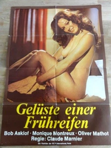 Erotik Plakat* GELÜSTE EINER FRÜHREIFEN Monique Montreux - Picture 1 of 1