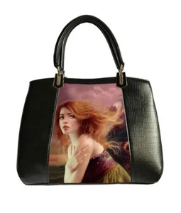Caszmy Fashions Vegan Damen Hope 3D Schwarz Fantasy Gothic Handtasche - Bild 1 von 1