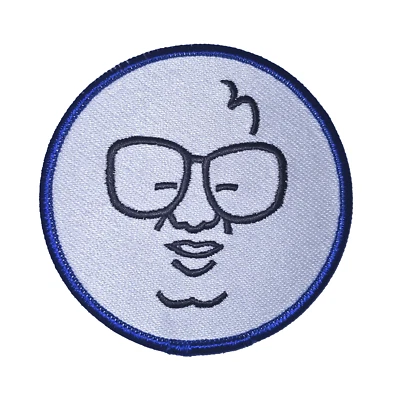 Harry Caray Chicago Cubs MLB Shoulder Patch 3 1/2 Inch Broadcaster Hall of Fame - Image 1 of 4