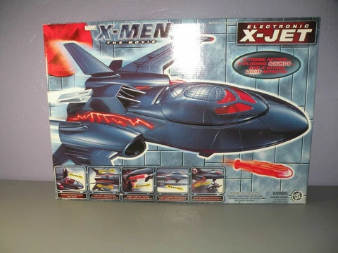 X-Men The Movie Electronic X-Jet Blackbird Toy Biz 2000 NIB NEW SEALED Cover