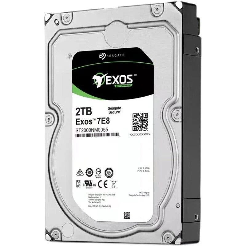 For Seagate ST2000NM0055 2TB 7200 RPM SATA 3.5 Inch Desktop Hard Drive HDD - Image 1 of 1