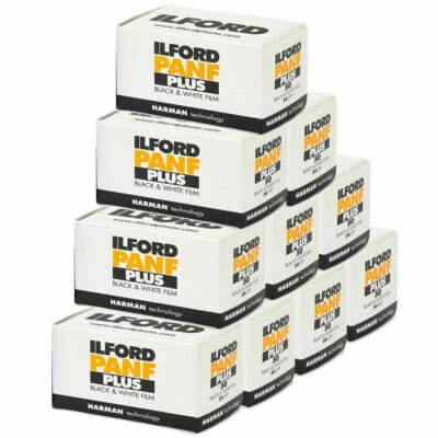 10x Ilford Pan F Plus 35 мм черно-белая пленка экспозиции (36) - Изображение 1 из 4
