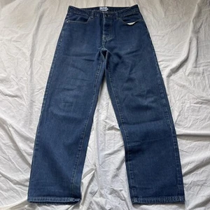50s Montgomery Ward Power House Sanforized Jeans 32 X 30 Dark Denim - Picture 1 of 9