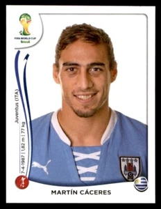 Panini World Cup 2014 - Martin Caceres Uruguay No. 266 - Picture 1 of 2