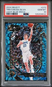 2024 Panini Select #272 Tristan Da Silva Rookie Light Blue Disco /99 RC PSA 10 - Bild 1 von 2