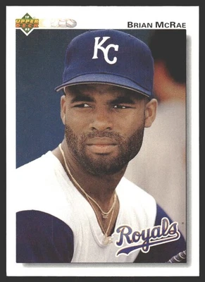 Brian McRae #157 1992 Upper Deck Kansas City Royals - Image 1 of 2