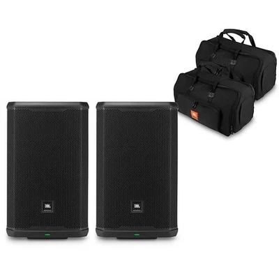 Paquete de altavoces alimentados JBL PRX912 con bolsas Foto 1 de 4