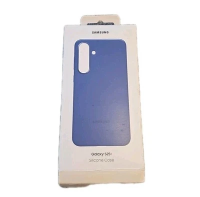 Funda Silicona Oficial Samsung S25+ Azul Nueva En Caja Foto 1 de 4