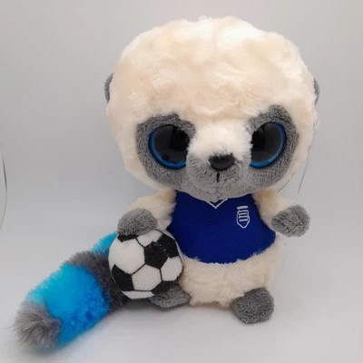 Aurora YooHoo & Friends Lemur Blue Tail Soccer Plush 6” Stuffed Animal Toy - Image 1 of 4