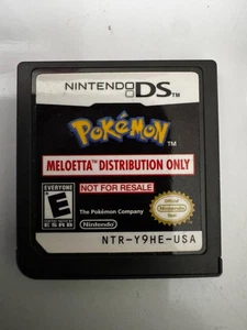 Pokemon Cartridge Distribution # 4393 Meloetta NTR-Y9HE-USA Nintendo DS Rare!!!! - Picture 1 of 6