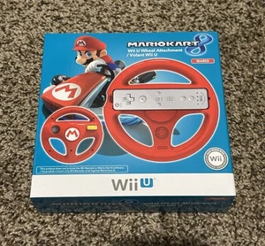 HORI Mario Kart 8 Racing Wheel Rot Mario Nintendo Wii U & Wii NEU IN OVP SEALED - Bild 1 von 3