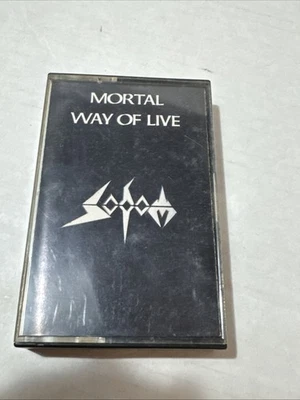 SODOM Mortal Way Of Live CASSETTE Tape 1988 us pressing THRASH METAL heavy speed - Image 1 of 4