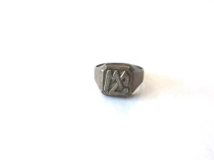 Silberring mit Buchstaben (835er) OM1579 - Picture 1 of 2