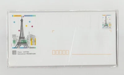 FRANCE 1990 5 enveloppes + cartes Prêt à Poster illustrés Panorama de Paris sous - Photo 1/2