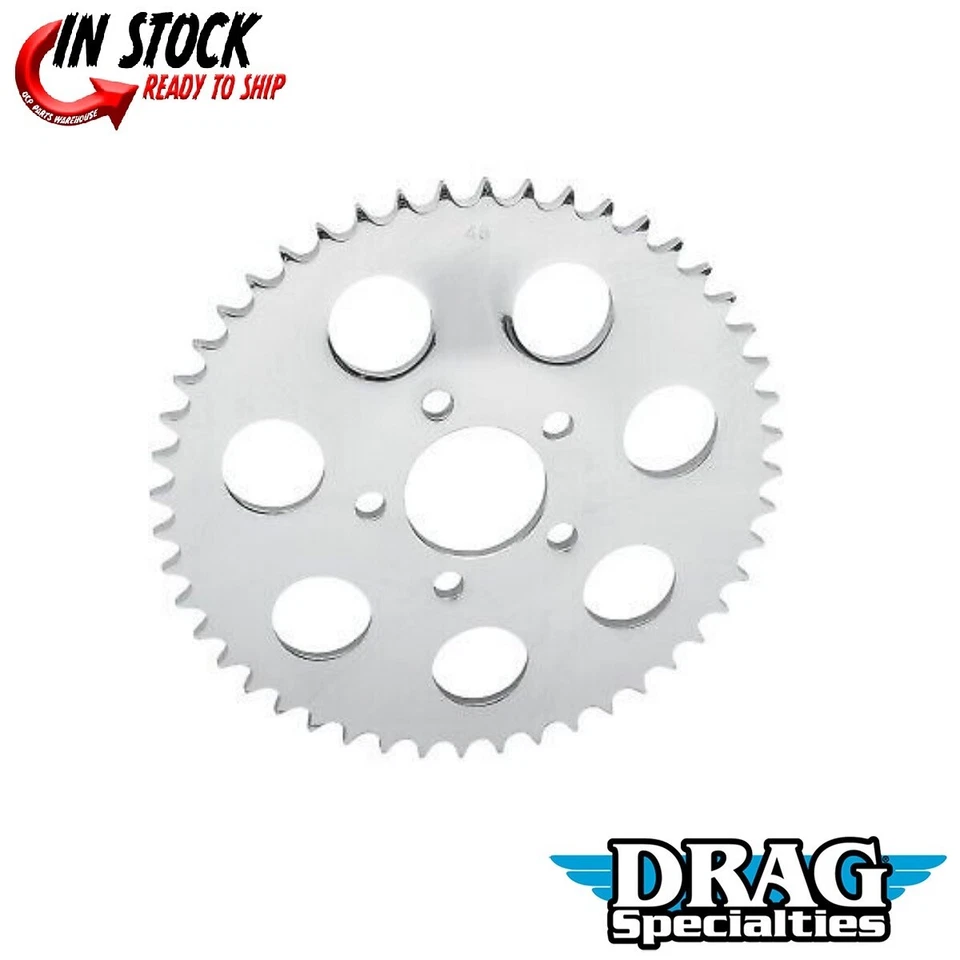 Piñón trasero conversión cadena Drag Specialties 1210-0369 cromo 530 51 dientes Foto 1 de 3