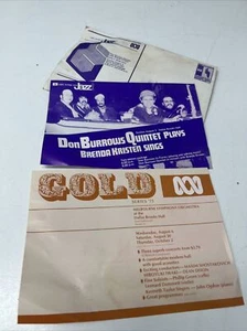 VINTAGE MUSIC FLYER ABC DON BURROWS GOLD SERIES 1975 MELBOURNE ORCHESTRA JAZZ - Picture 1 of 8