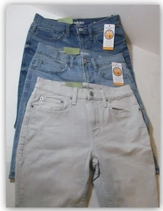 Set of 3 PAIR 28W 10.5" inseam Slim Fit Denim SHORTS Lite/Medium/Gray Goodfellow - Picture 1 of 6