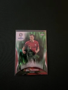2024 Topps Chrome UEFA EURO Joao Palhinha Green Ray Wave Refractor Portugal - Picture 1 of 2