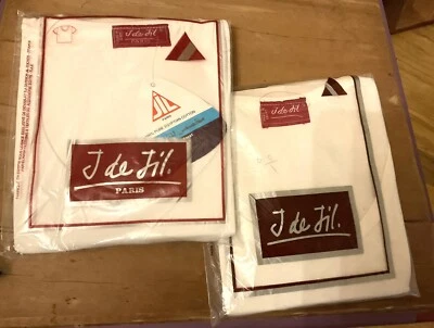 Camisetas De Colección 100% Algodón Egipcio (2) Clásicas Core Lujo Camisetas Raras S/M Foto 1 de 4