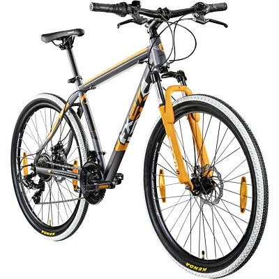 Zündapp FX27 Mountainbike 27,5" Fahrrad Scheibenbremsen grau/orange 48cm B Ware - Bild 1 von 4