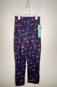 MLB Cleveland Old Logo Pajama Pants Boys Sizes Medium 10-12 Sleepwear Baseball - Picture 1 of 3