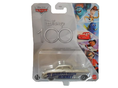 CARS - DISNEY 100 CELEBRATION FABULOUS HUDSON HORNET - MATTEL PIXAR - Immagine 1 di 4