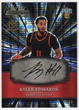 KYLER EDWARDS RC AUTO 2022 Wild Card Alumination /49 HoloLux Spurs ROOK ID:36398