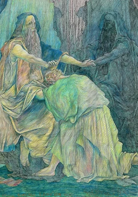 Guillaume Azoulay BENDICIONES Firmado a Mano Edición Limitada Giclee sobre Lienzo Arte Foto 1 de 4